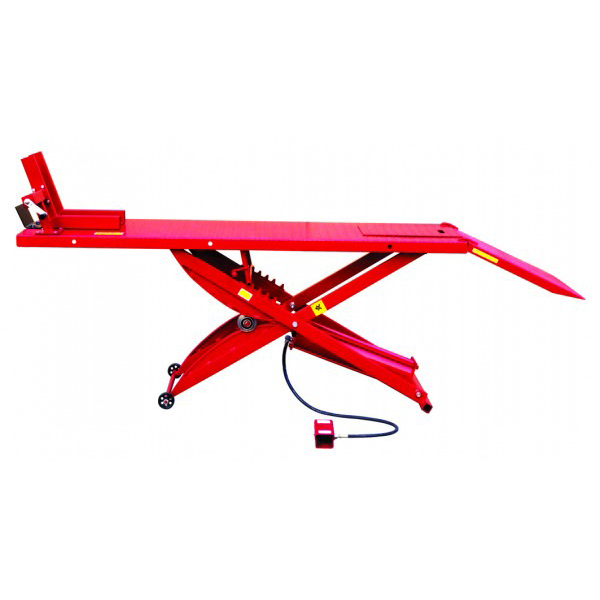 Cylinder type motorcycle lifting platform