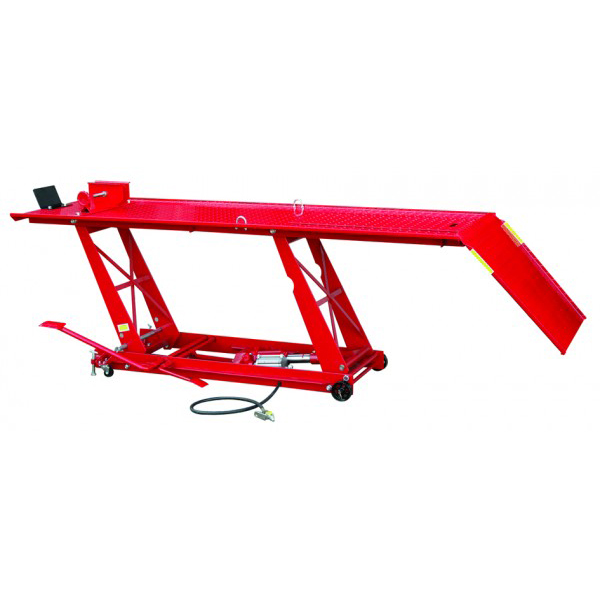 1000LB pneumatic quadrilateral motorcycle lifting platform