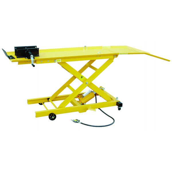 800LB pneumatic shear motorcycle lifting platform