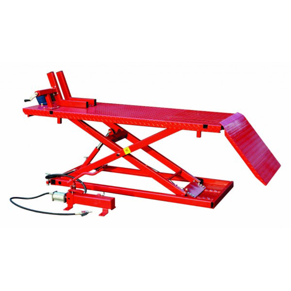 1500LB pneumatic shear motorcycle lifting platform