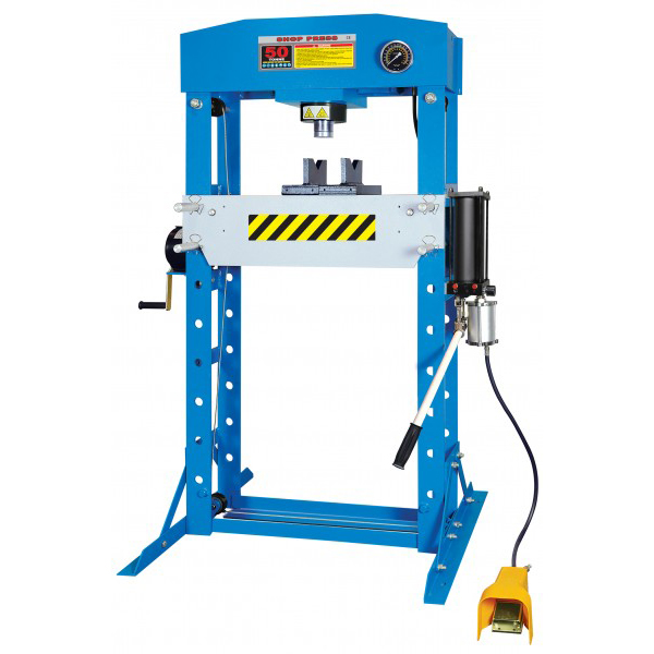 50T pneumatic/manual press